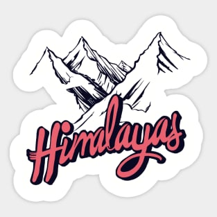 himalayas Sticker